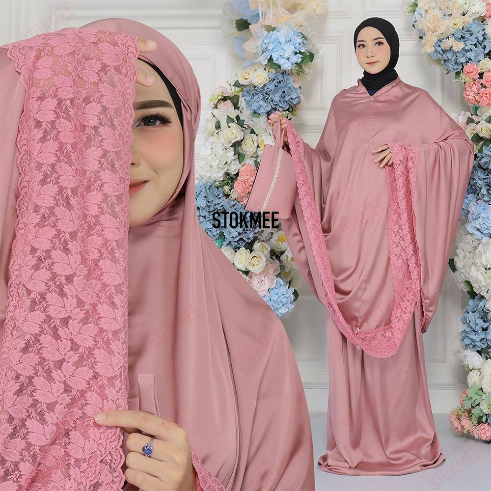 Mukena Armani Silk Premium Resleting 2in1 Bahan Berkualitas Tinggi untuk Kebutuhan Ibadah Anda