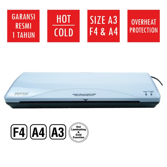 

Mesin Laminating Laminasi Laminator A3 F4 A4 Joyko LM-03