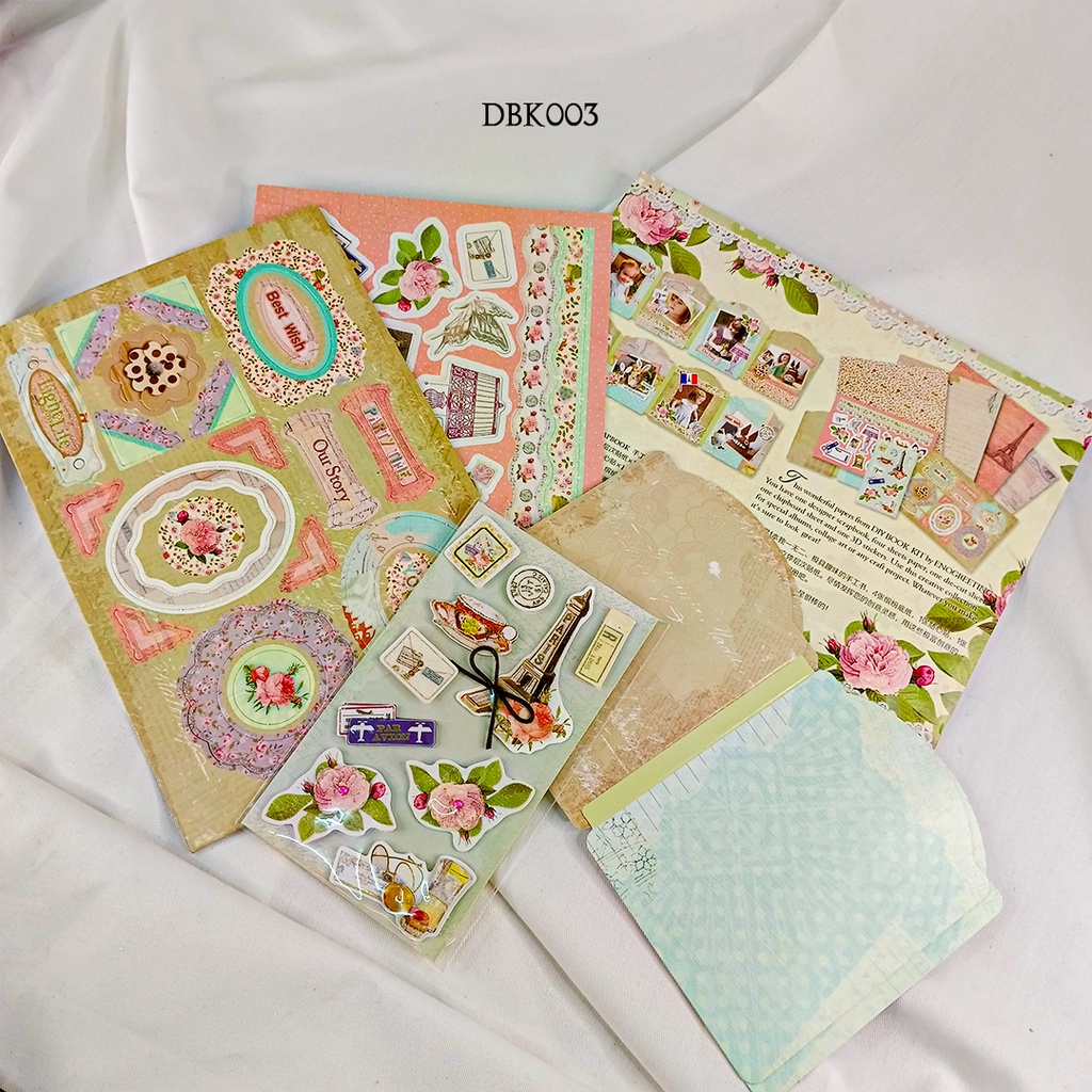 

Stiker Kerajinan Scrapbook Handcraft Kreatif Premium DBK003
