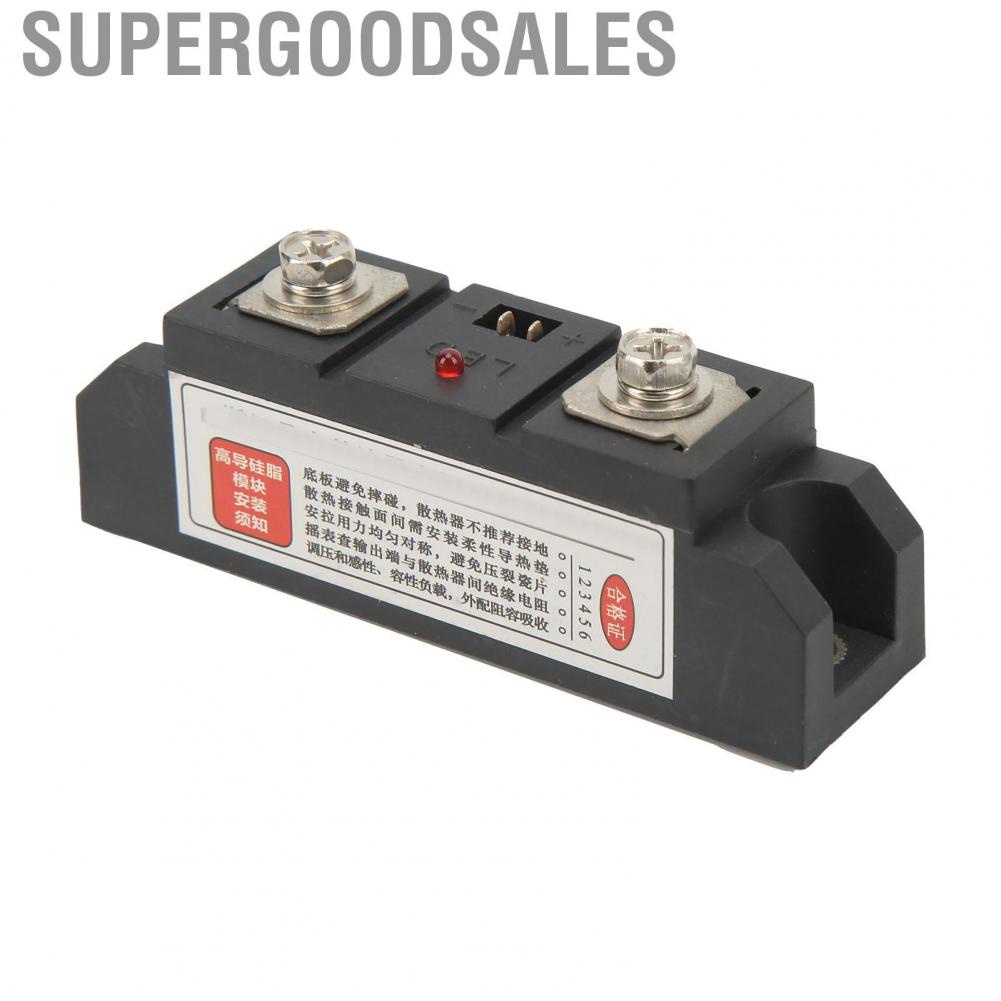 Supergoodsales SSR Accessory   Indicator Copper Baseplate 3‑32V DC Input Solid State Relay for Vehicle