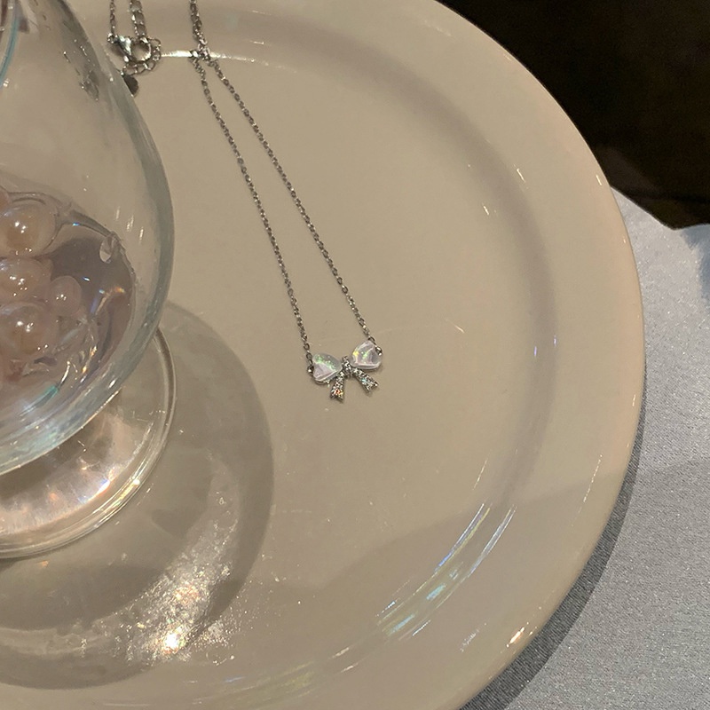 Kalung Ikatan Simpul Opal Alloy Populer Untuk Wanita
