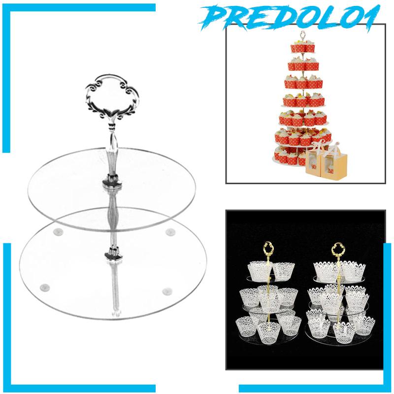 [Predolo1] Cupcake Berdiri Untuk Dessert Wedding Serving Tray for Party Desktop Home