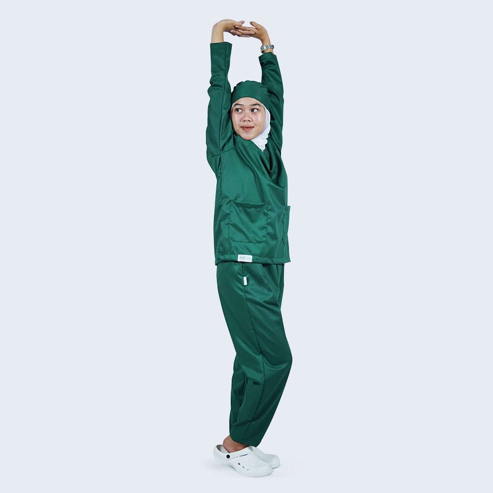 Doctor Scrub's Set Baju OK Lengan Panjang/pendek BIG SIZE 'Cito Series'