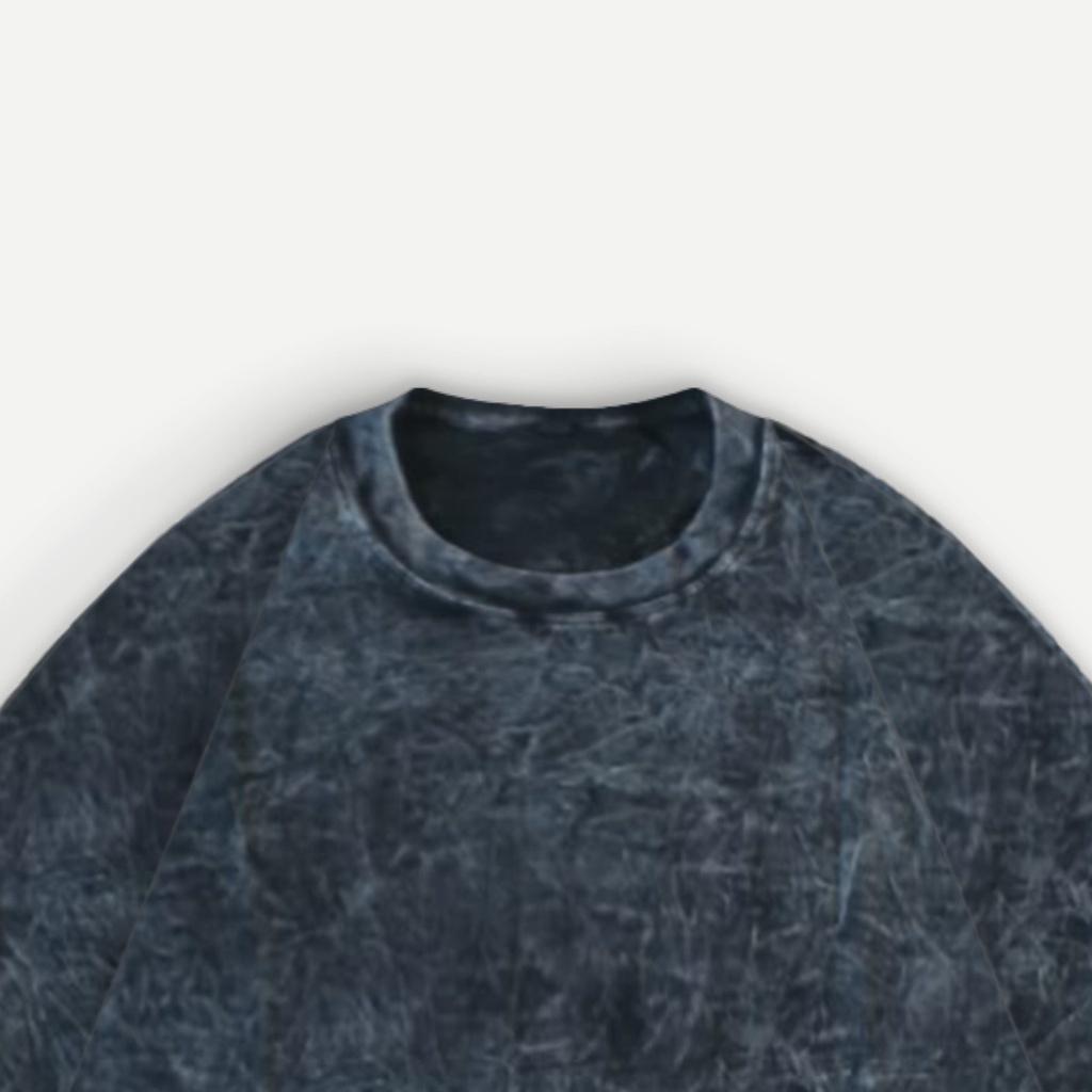 Kaos Oversize Polos Snow Wash Cotton Combed 30s Oversize T-Shirt - Resinda Fashion