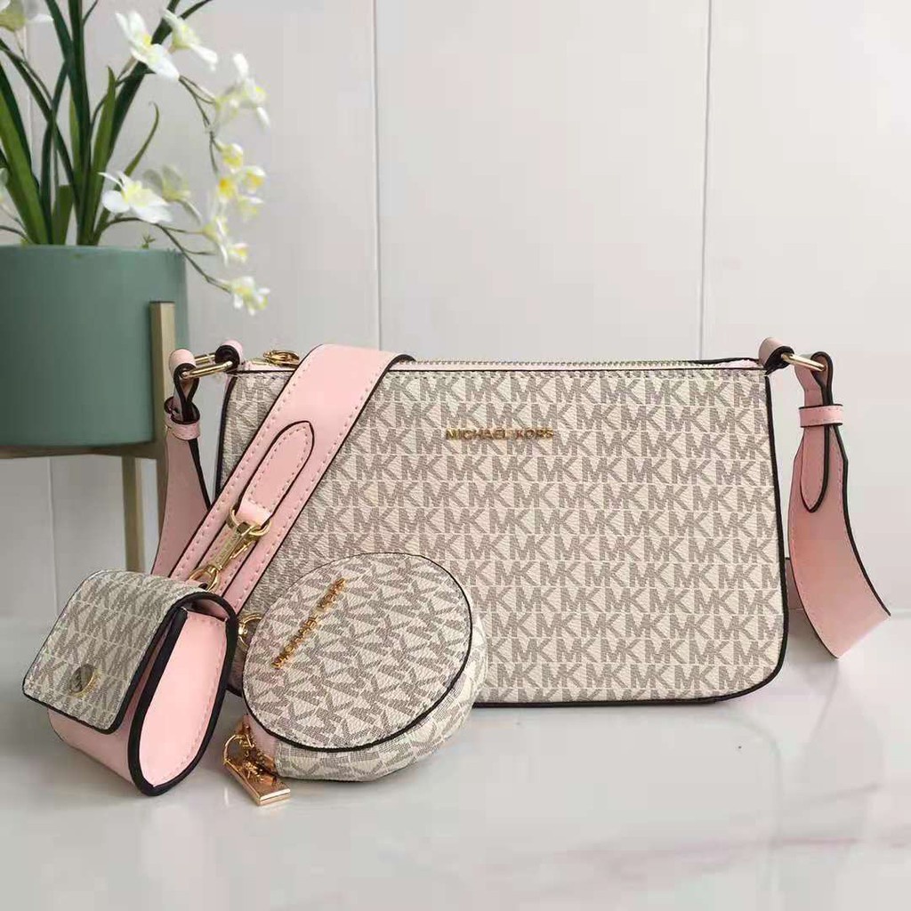 MK Women's shoulder bag/3-in-1 Women's Bag# dengan tas kecil