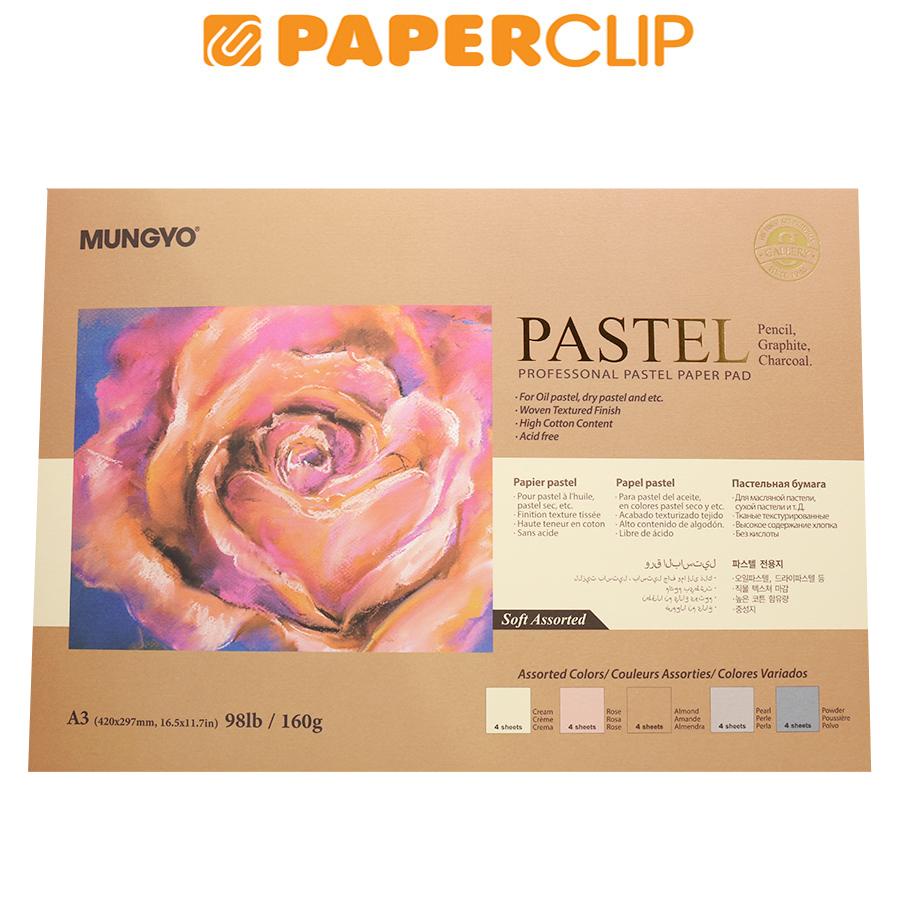 

KERTAS / PASTEL PAPER MUNGYO MPPP-A3 20S SOFT ASSORTED