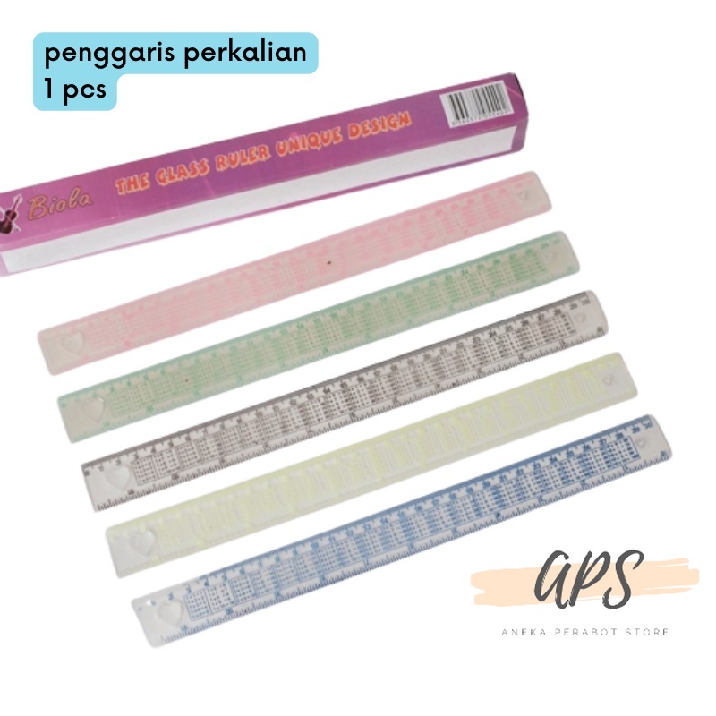 

APS -G105- 1PCS PENGGARIS PERKALIAN - PENGGARIS 30CM PERKALIAN