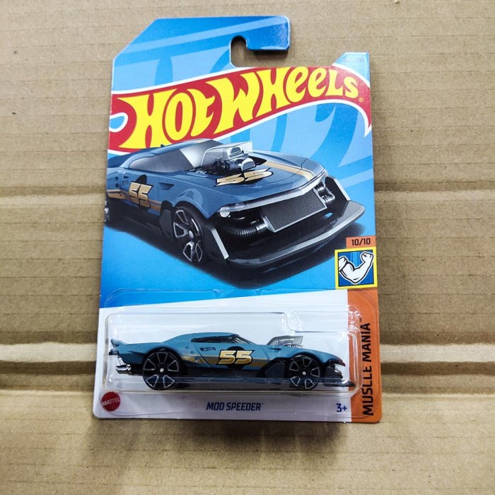 Hotwheels Mod Speeder Biru Tua - Lot J 2023