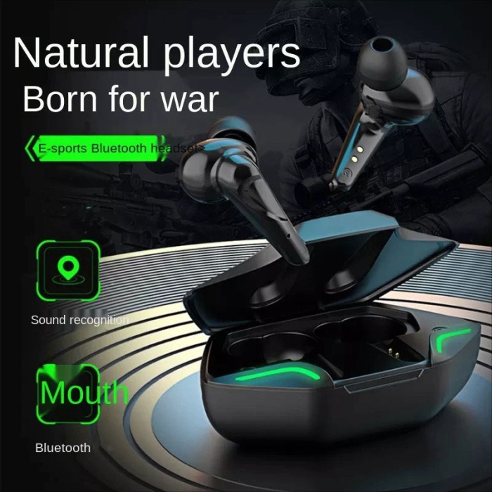 TWS Bluetooth Gaming Earphone with Charging Case - G11 - Torntisc