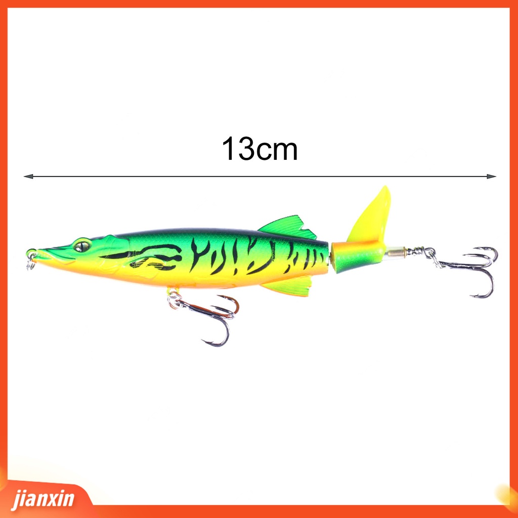 (In Stock) 13cm /16g Umpan Pancing Plastik Umpan Buaya Buatan Dengan Kait Treble Tajam Untuk Memancing