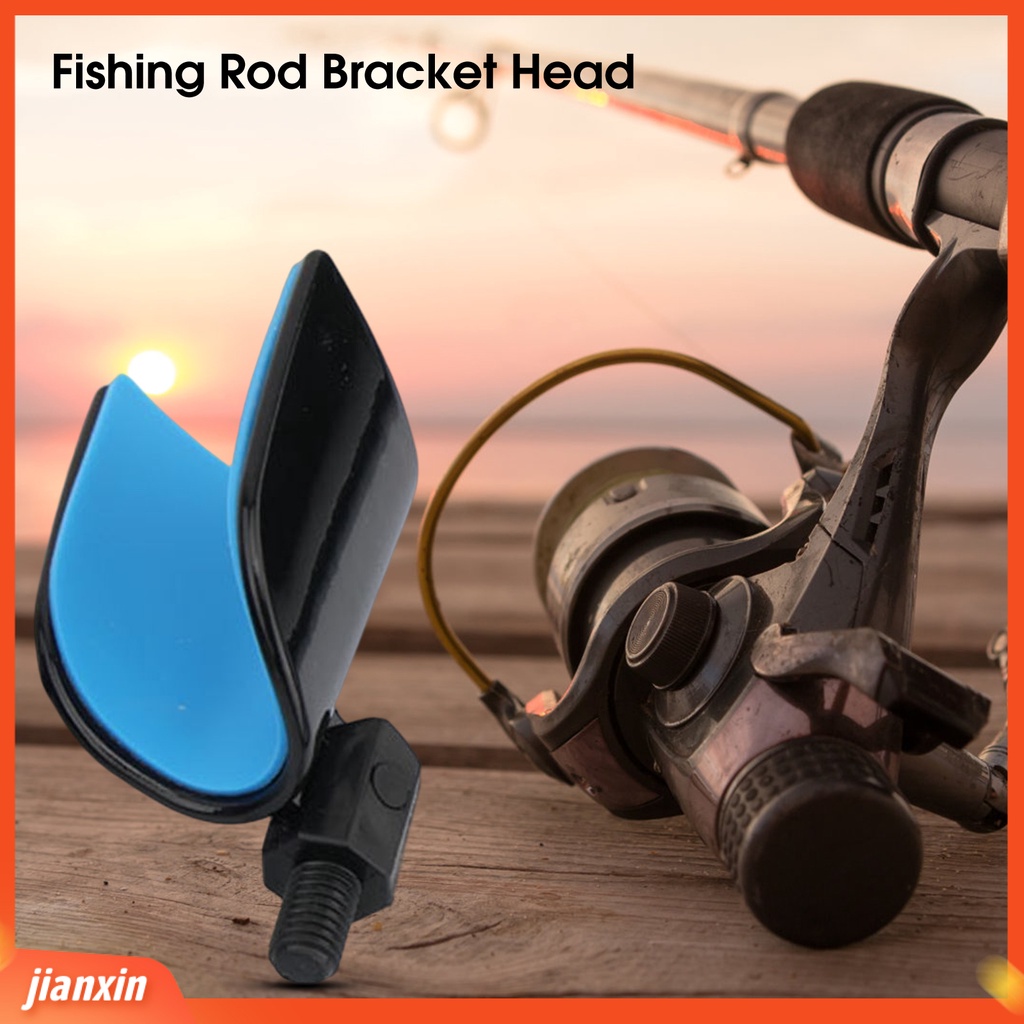 (In Stock) Kepala Penyangga Tiang Pancing Universal Reusable Ringan Otomatis Rebound Non-slip Fishing Rod Stand Head Aksesoris Tiang Pancing