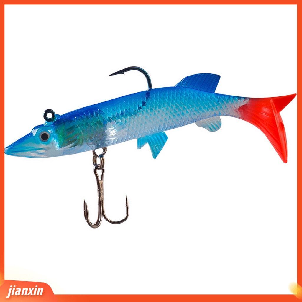 (In Stock) 9.5cm Umpan Lure 3D Simulasi Fisheye Treble Hook Simulasi Realistis Angling T-tail Treble Hook Bionic Umpan Memancing Luar Ruangan