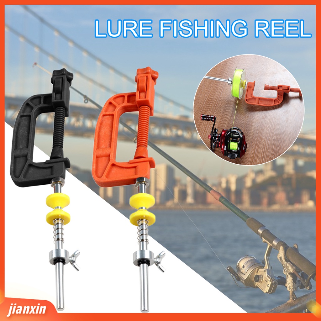 (In Stock) 1set Lure Fishing Reel Diperkuat Nilon Memperbaiki Klip Sekrup Logam Cepat Berliku Alat Multifungsi Pancing Penggulung Garis Gulungan Spooler Memancing Luar Ruangan