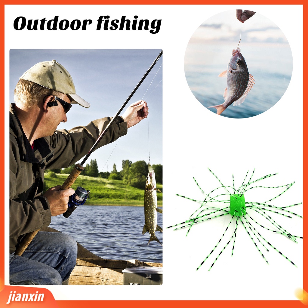 (In Stock) 6 Pcs Umpan Lembut Tenggelam Lambat Warna Cerah Tahan Gigitan Fleksibel Dapat Digunakan Kembali Berbentuk Dadu Umpan Trout Bass Memancing Umpan Perlengkapan Memancing