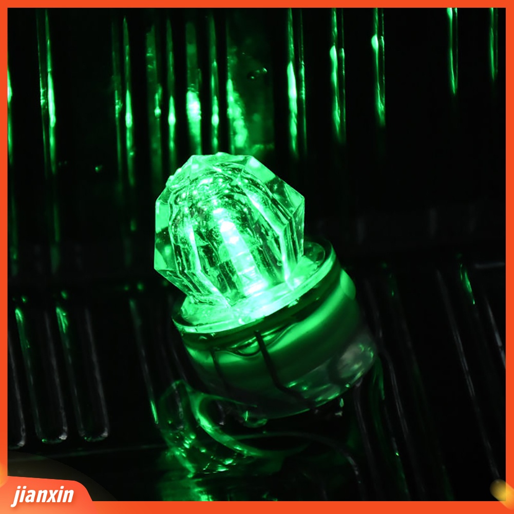 (In Stock) Lampu Pancing Flash Bentuk Berlian LED Strobo Cumi Deep Drop Umpan Bawah Air