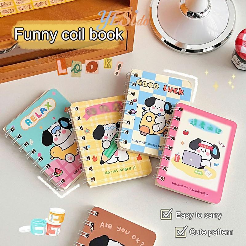 

COD✨Buku catatan mini siswa kantor notebook koil kartun lucu notebook saku portabel catatan mini siswa kantor-YES