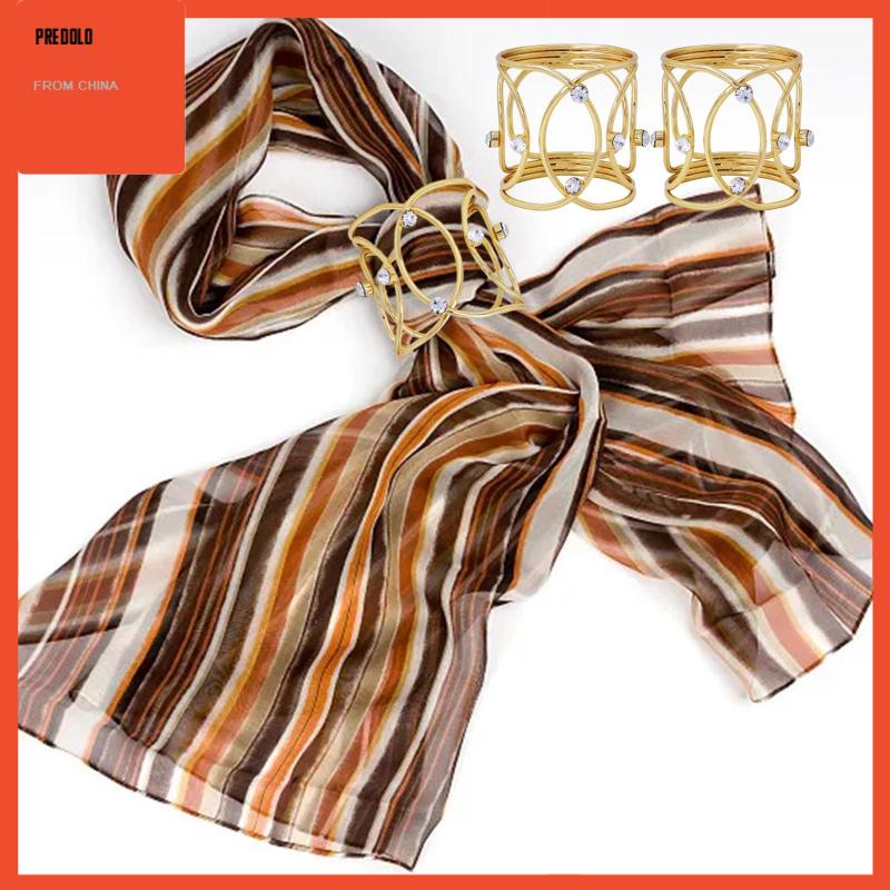 [Predolo] 3pcs Holiday Napkin Holders Cincin Serbet Untuk Acara Santai Dan Formal