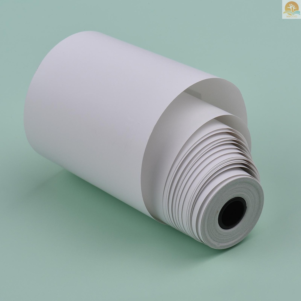 In Stock 10pcs Putih Kosong Kertas Thermal Roll 57x30mm/2.17x1.18in Foto Gambar Resi Cetak Memo Kompatibel Dengan Pocket Printer Instant Photo Printer