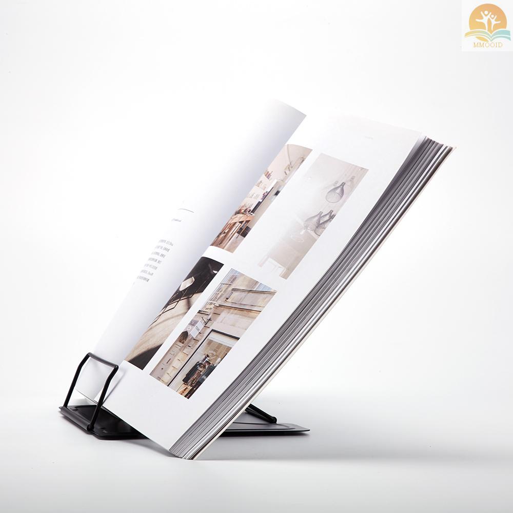 In Stock Portable Metal Book Stand Book Holder Adjustable 5sudut Bookstand Tempat Dokumen Rak Buku Baca Aksesoris Alat Untuk Musik Buku Dokumen Textbook Dapur Cookbook Re