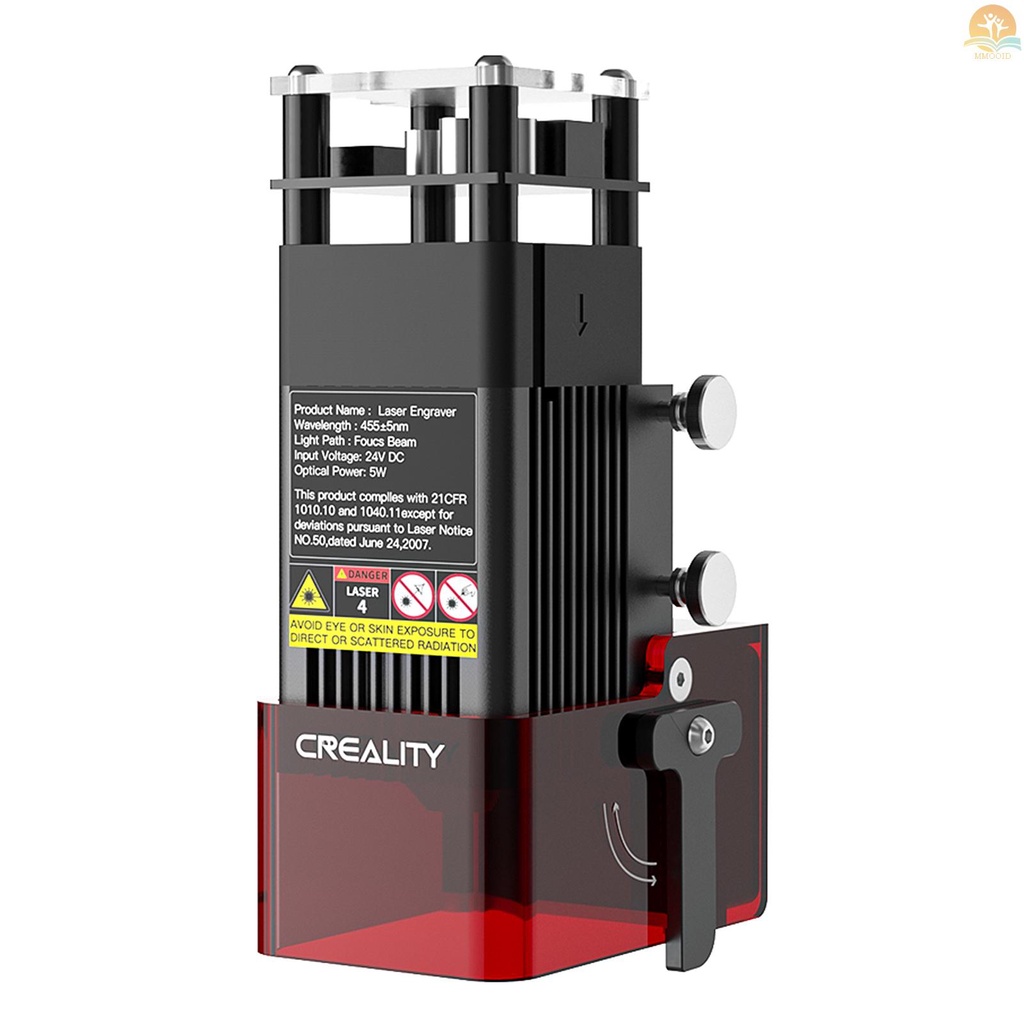 In Stock Creality 5W Lase Module 0.06x0.06mm Laser Spot Kompatibel Dengan CR-10 Mini/Ender-2 Pro/Ender-3 Neo/ Ender-3 V2 Neo/ Ender-3 Max Neo/ Ender-3 V2/Ender-3 /Ender-3 Pro/ Ender-3