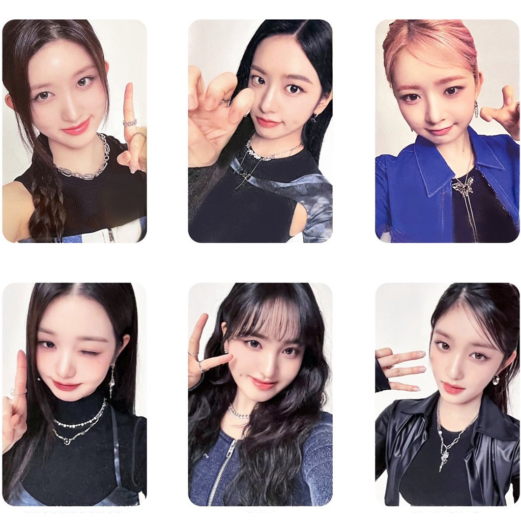 6pcs /set IVE Album MINIVE Photocards Kartu Lomo Kpop Postcards Koleksi Khusus Seri