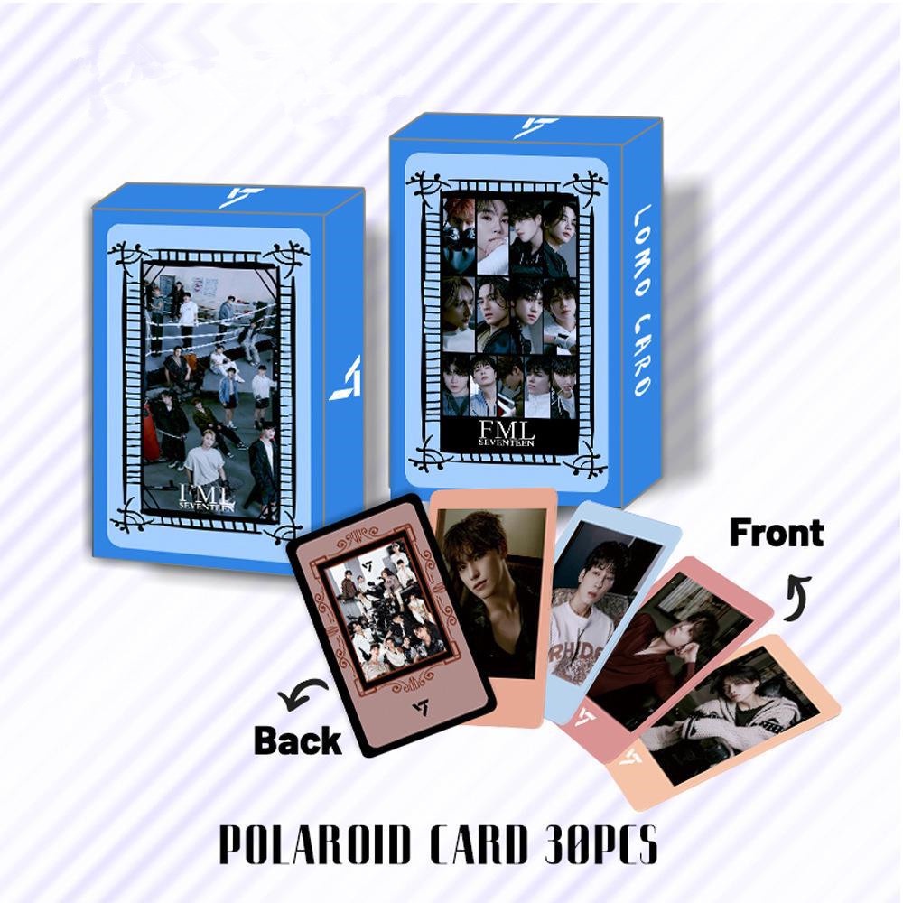 30pcs /box BT-S SEVENTEEN STRAY KIDS Photocards Album Kartu Lomo Bangtan Boys Straykids Kpop Postcards