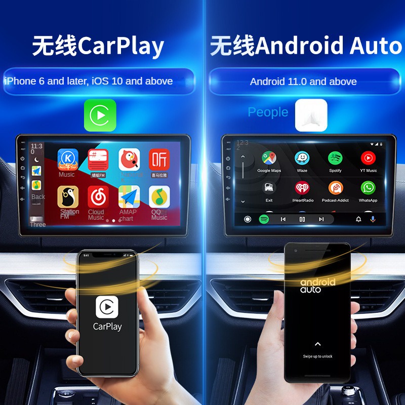 PNK23 CARLINKIT Dongle Carplay Android Auto Headunit - Wireless CPC200-CCPA