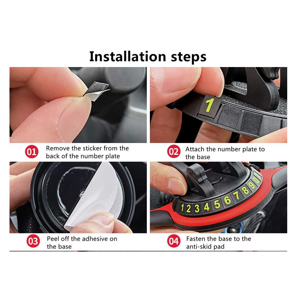 9AVISS Alas Mobil Dashboard Anti Slip Phone Mount Silicone