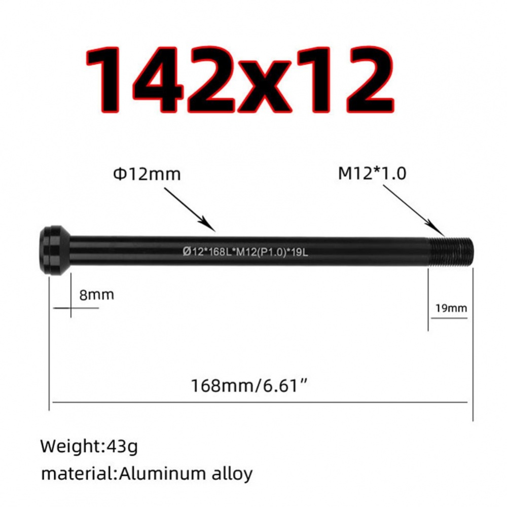 Thru As Tuas 32g /44g Sepeda Bicycle 100x12mm /142x12mm /148x12mm Awet