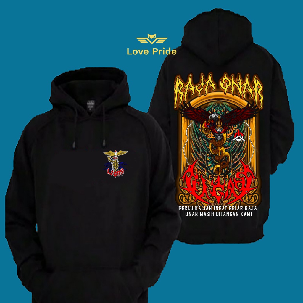 Sweater Hoodie Distro Pencak Silat Ligas Pagar Nusa Raja Onar Premium Terbaru