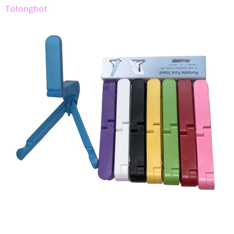 Tolonghot&gt; Holder Ponsel Tablet Lipat Universal Adjustable Desktop Stand Support Untuk IPad IPhone Table Stabilizer well