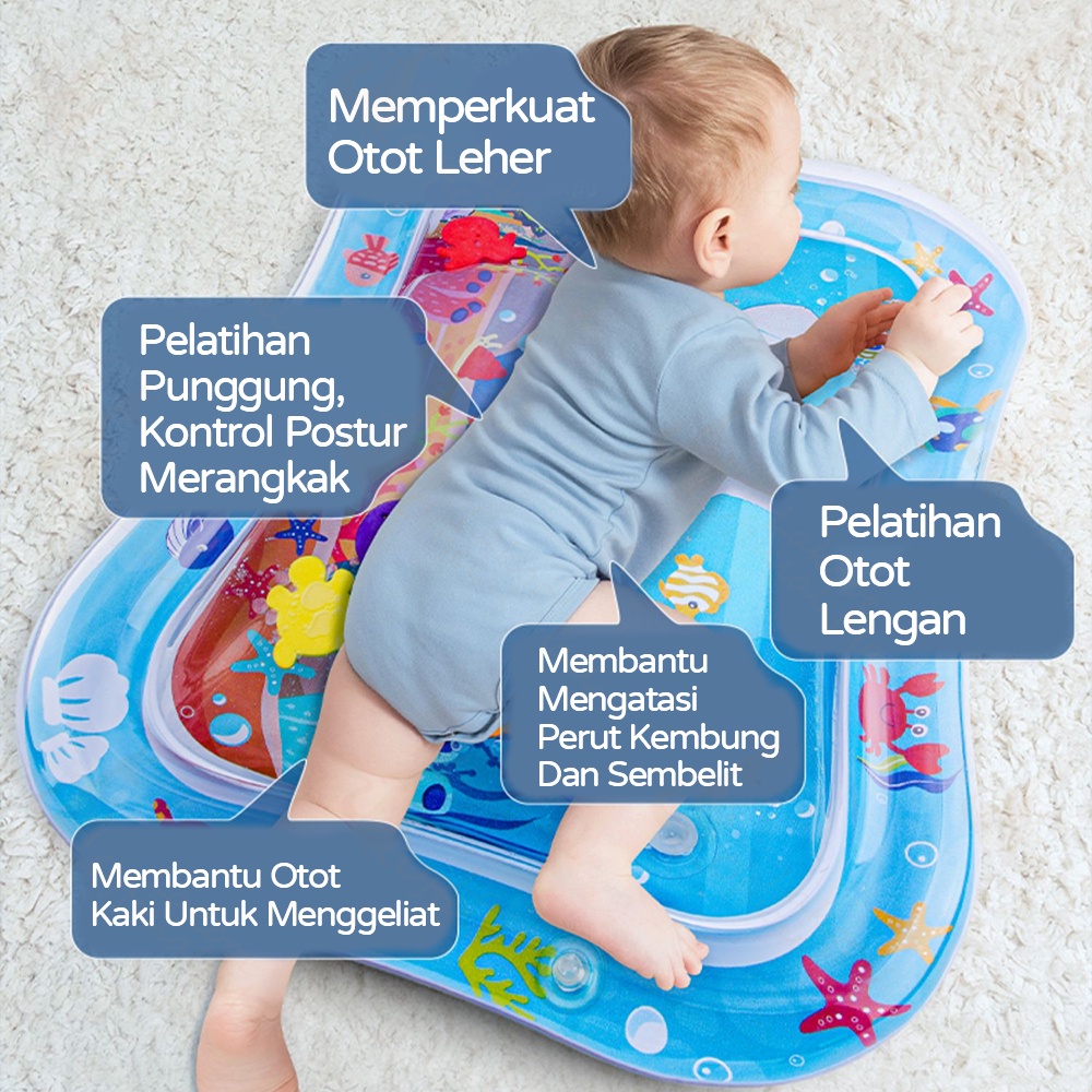 Moony Baby water pad matras air bayi anak Baby kids water play mat playmat mainan edukatif