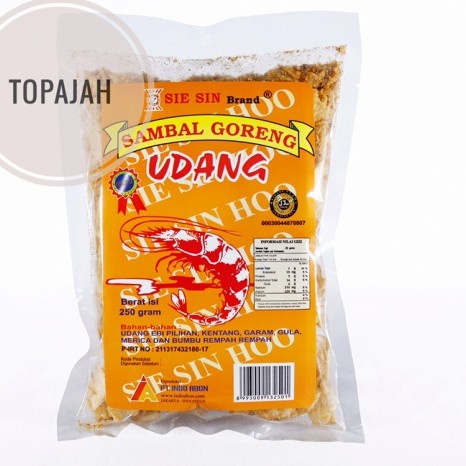 

✨Ready Stok✨ - Keripik kentang Sambal goreng udang “SIE SIN” 250gr