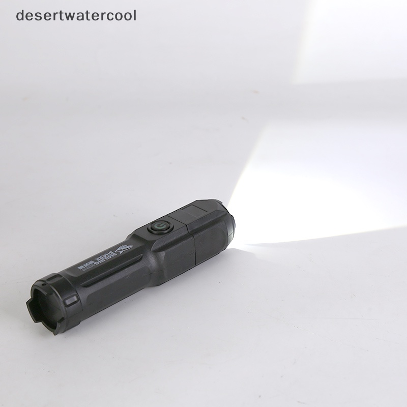 Deid Senter Led Fokus Cahaya Kuat ABS Super Terang Portable Multi Fungsi Martijn