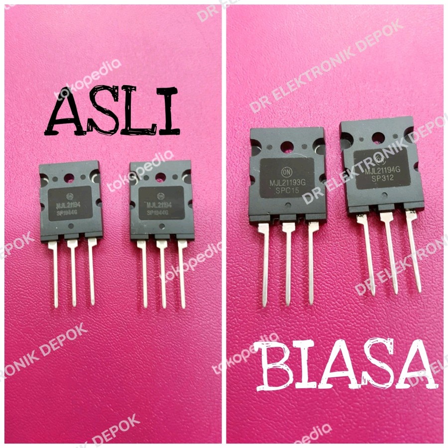 ZIKOSTORE - Transistor SET -ASLI dan Biasa Tr NJW21193 NJW21194 NJW 21193 Original - ASLI