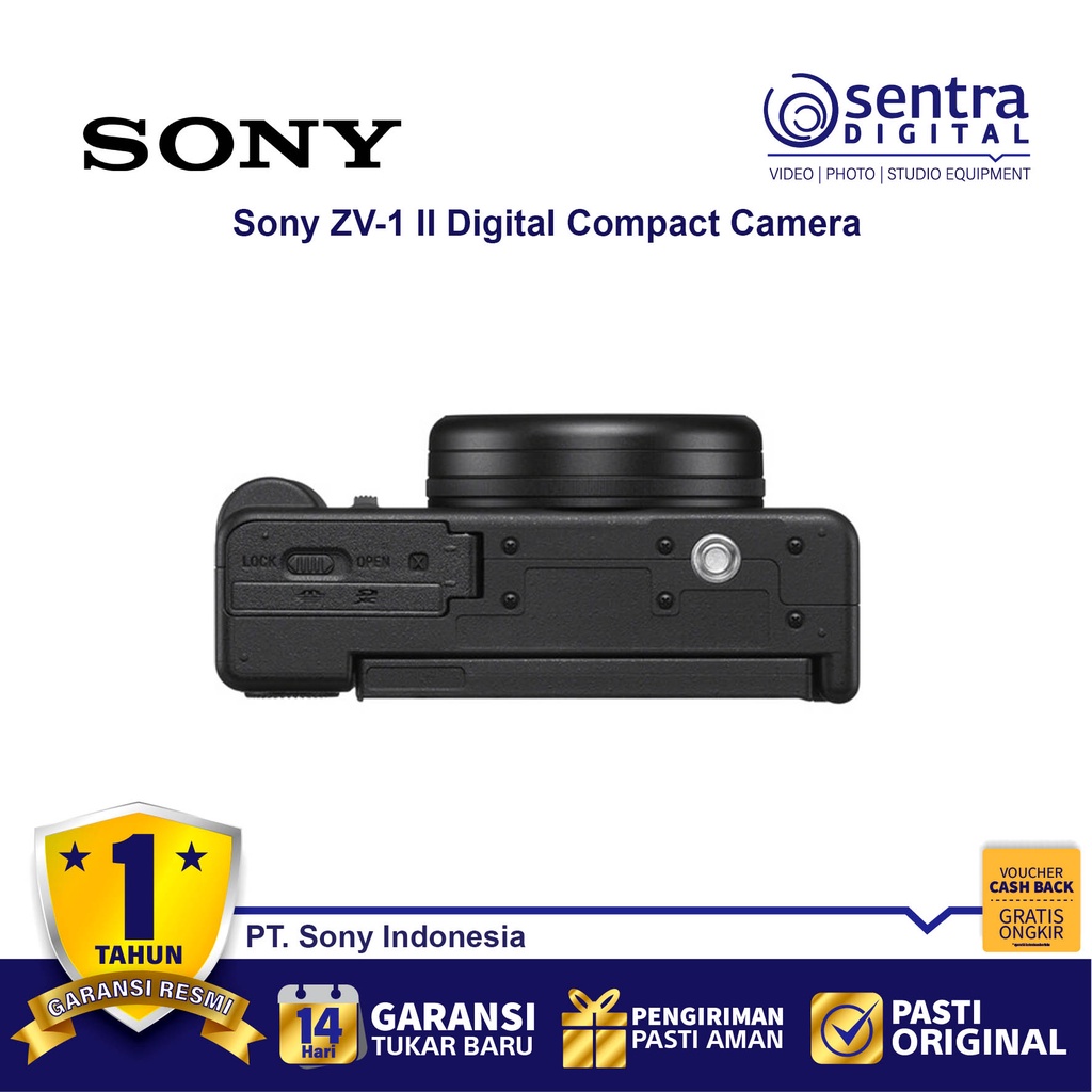 Sony ZV-1 II /  ZV1 Mark 2 Digital Compact Pocket Camera