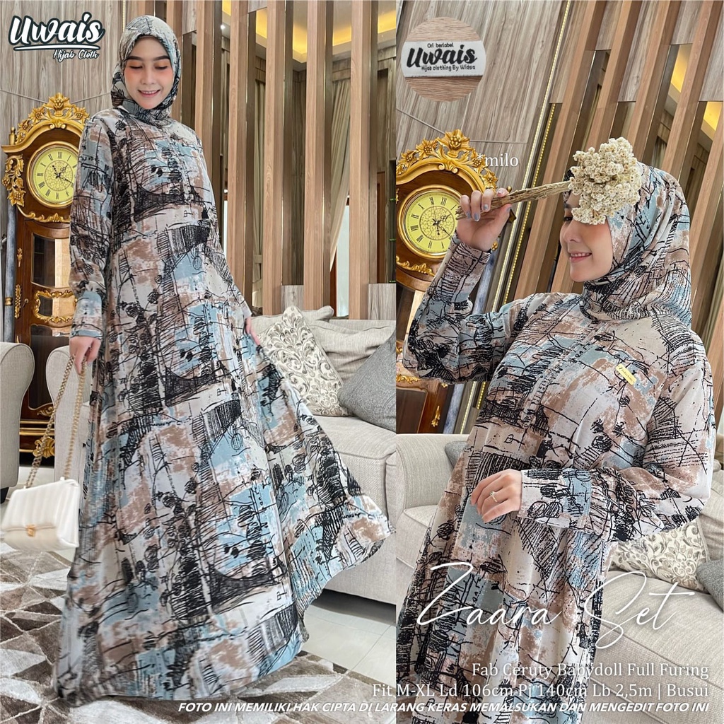 Pakaian Baju Busana Wanita ZAARA SET by UWAIS 15/07 AS I80
