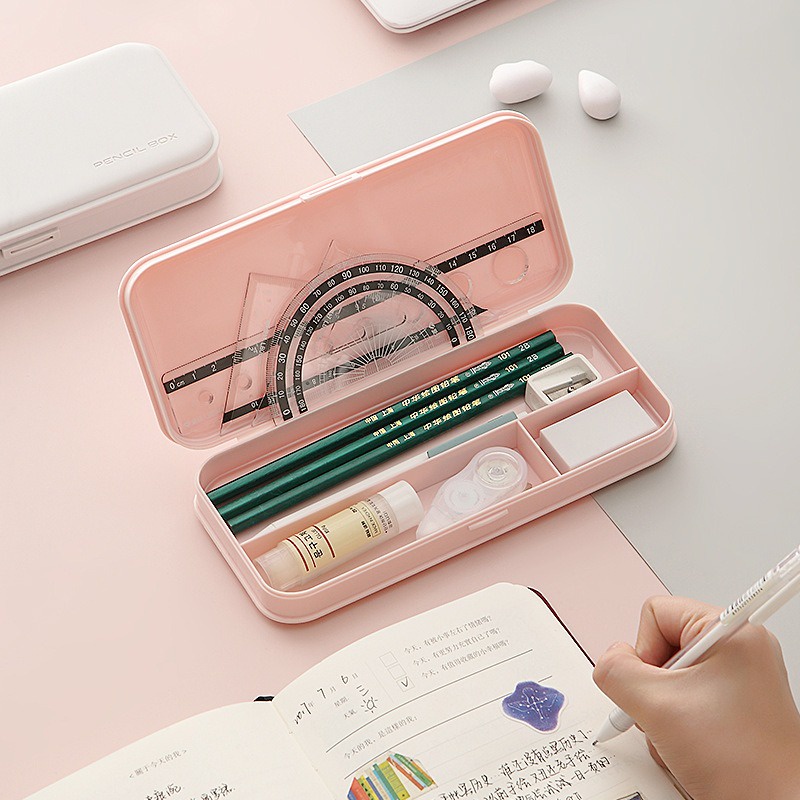 

Kotak Pensil Estetik / Aesthetic Pencil Case Tempat Bolpen Plastik PP 3