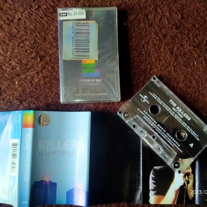 SEGEL | KASET COLDPLAY X&Y BONUS KASET THE KILLERS MINUS