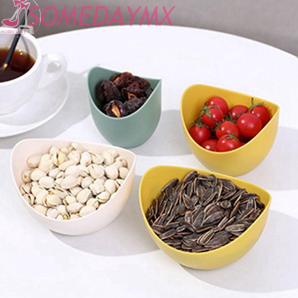 Stackable Multifunction Fruit Bowl Mangkuk Buah Multifungsi Dapat Ditumpuk Praktis Kapasitas Besar Nampan Saji Hias Plastik Kacang