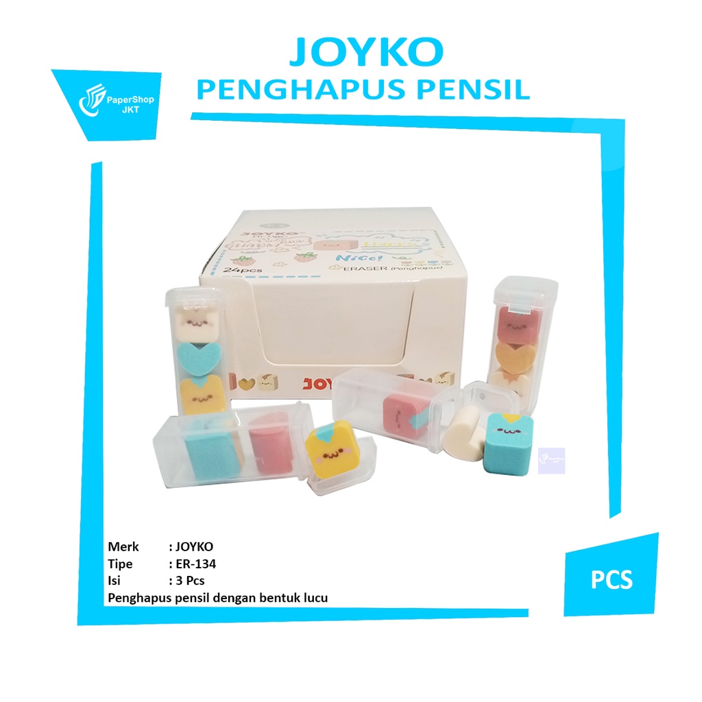 

JOYKO - Penghapus ER-134 Eraser Good Luck Charm - Pcs
