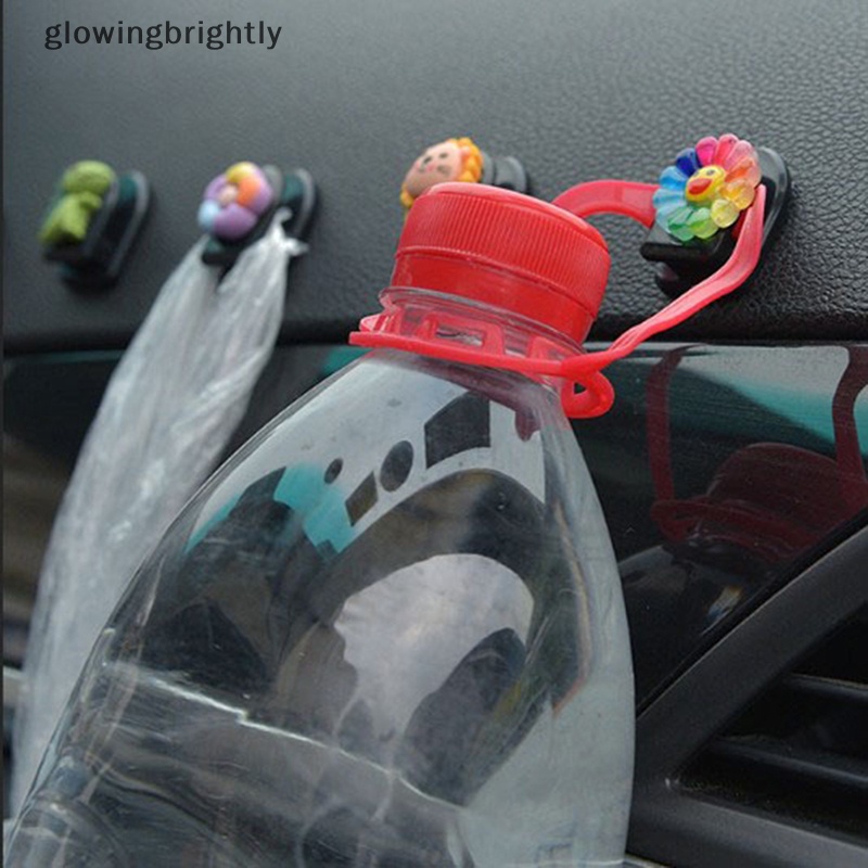 [glowingbrightly] Mini Car Hooks Organizer Storage Universal Gantungan Pengait Belakang Kursi Kartun Mobil TFX