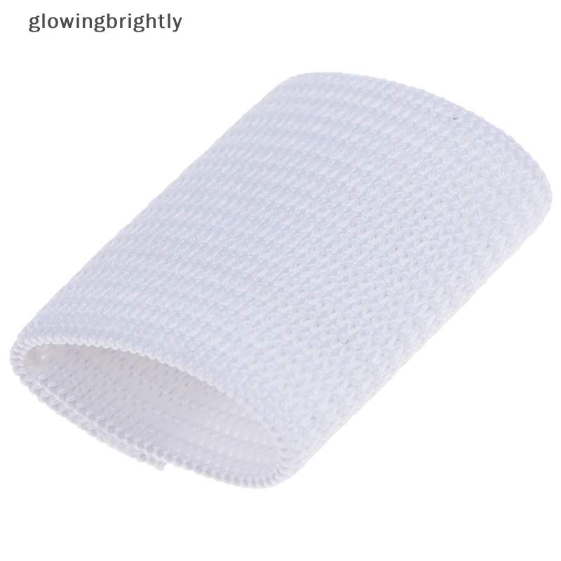 [glowingbrightly] 10pcs Finger Sleeve Sports Basket Support Bungkus Pelindung Elastis Brace Guard  Tfx