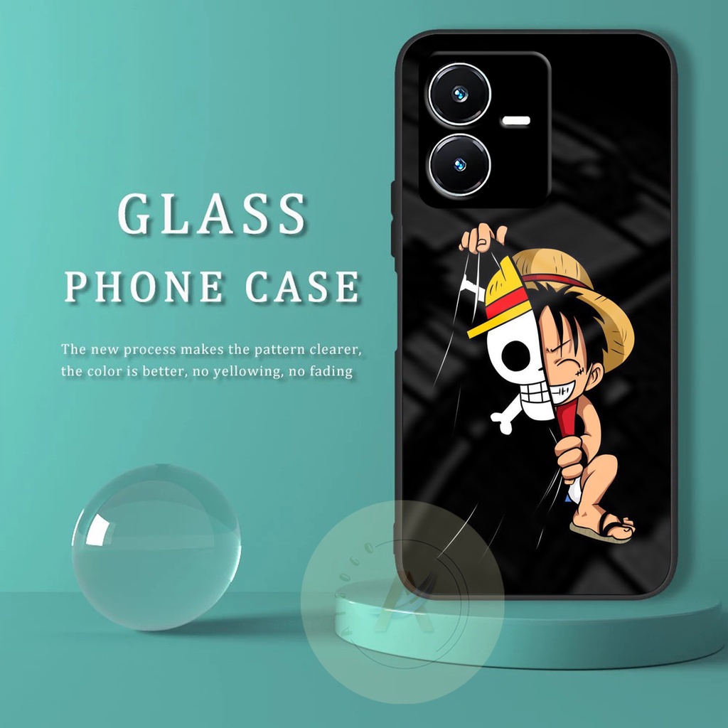 Softcase Glass VIVO Y22 2022 - GK26 - Case HP VIVO Y22 2022 - Case VIVO Y22 2022 - Kesing HP VIVO Y2