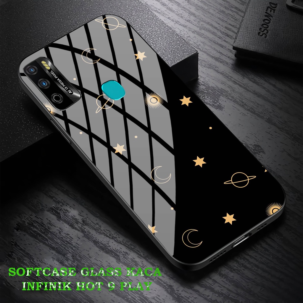 Softcase Glass Kaca Infinik Hot 9 Play - Case Hp Pelindung Handphone Infinik Hot 9 Play [ A96]