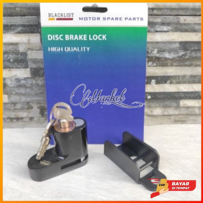 Gembok Kunci Cakram Motor | Gembok WO | Pengaman Motor Nmax Aerox ADV Universal Motor Lainnya