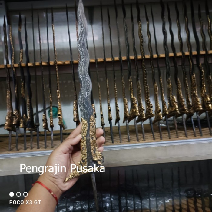 keris panimbal kinatah kamarogan Paling Murah PP90