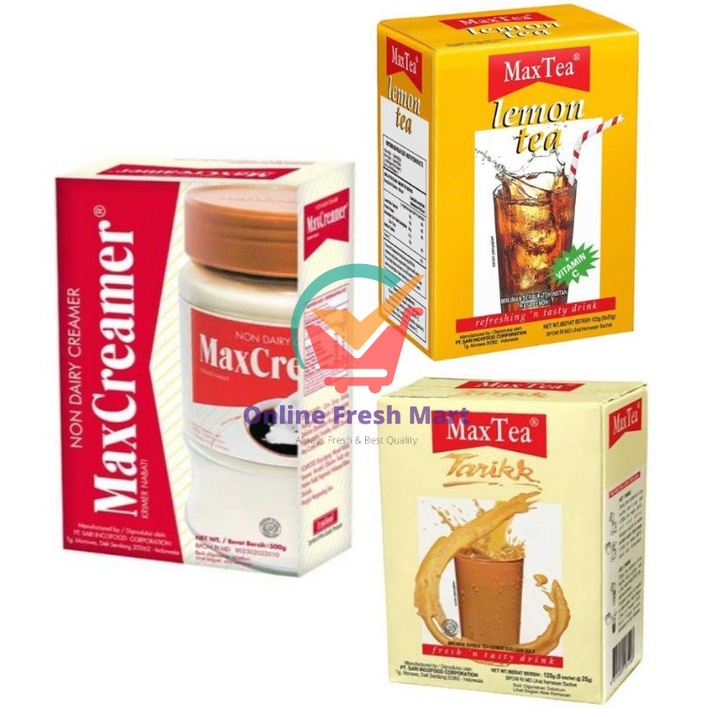 

Max tea tarikk tarik lemon tea / Max Creamer minuman bubuk krimer - Online Fresh Mart Denpasar