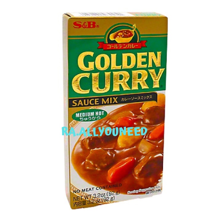 

Golden Curry Medium Hot /Japanese Curry Mix Medium Hot 92gr