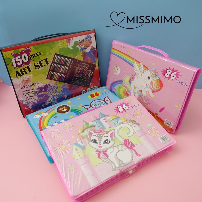 

Crayon Set Art Pensil Warna Alat Menggambar Mewarnai Melukis Kado Anak